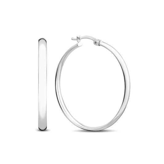 Aretes Noa | Oro Blanco