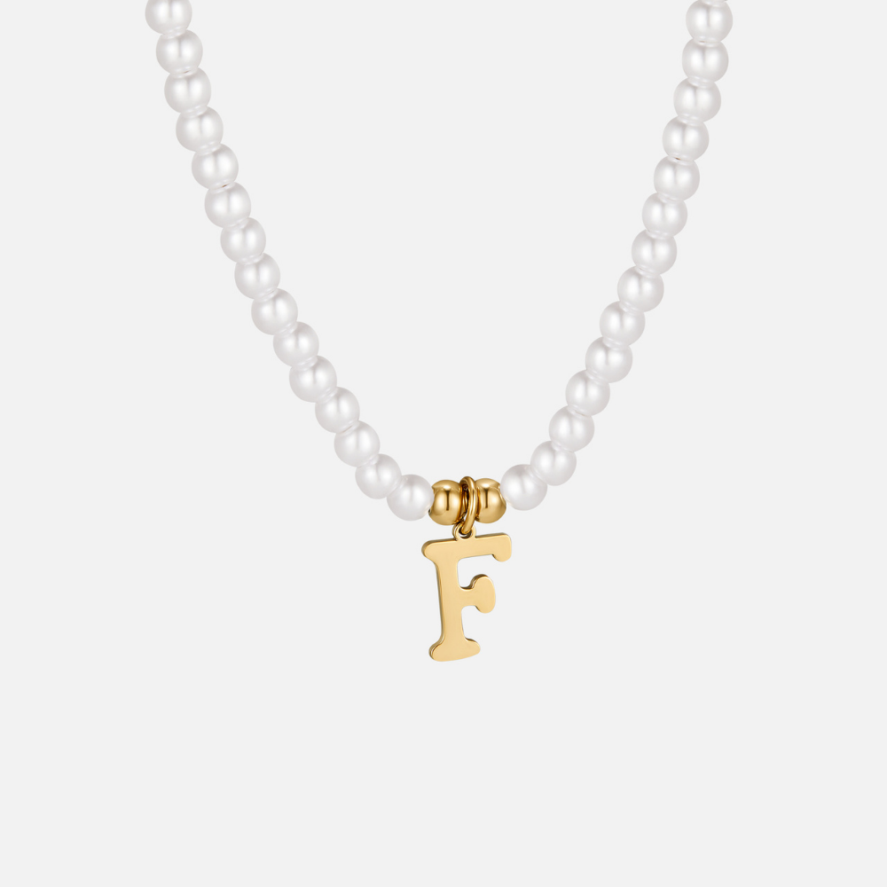 Collar de Perlas con Letra