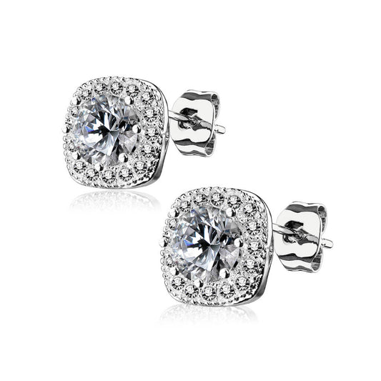 Arete Linda | Oro Blanco