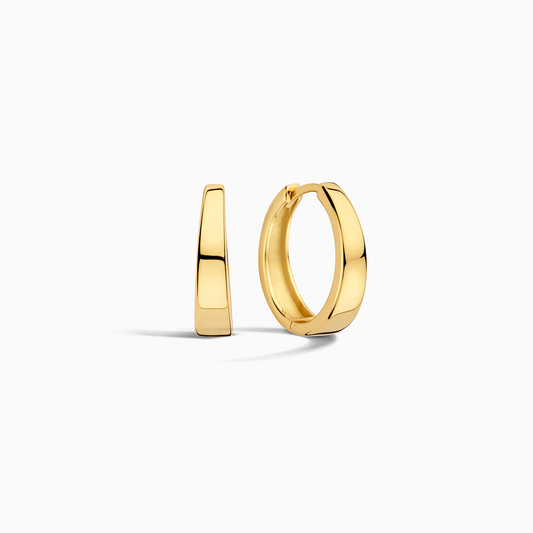 Aros Mia | Oro Blanco