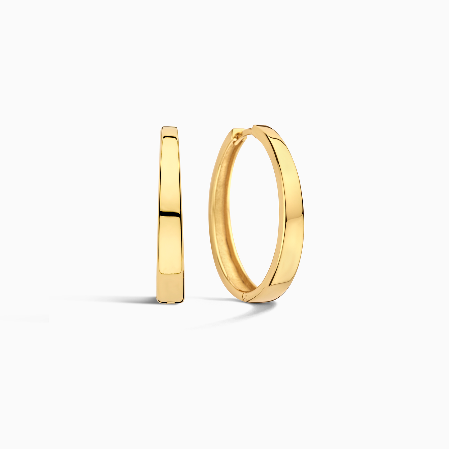 Aros Statement Gia | Oro Blanco