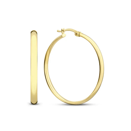 Aretes Noa | Oro Blanco