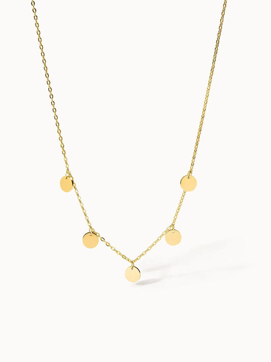 Collar Buda | Oro Blanco