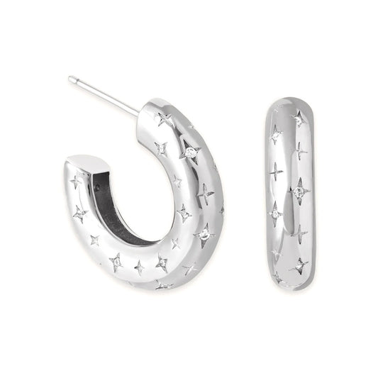 Aros Cósmicos | Oro Blanco