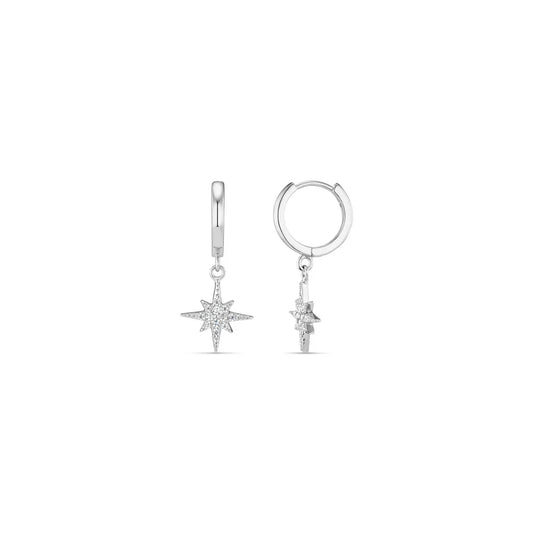 Aretes The Vudu | Oro Blanco