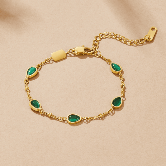 Pulsera de Piedra Verde