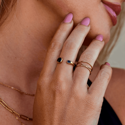 Anillo Envolvente Sahara Negro