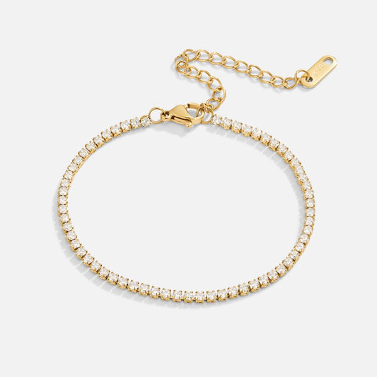 Pulsera de Tenis Dorada