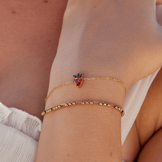 Pulsera de Bayas de Cristal