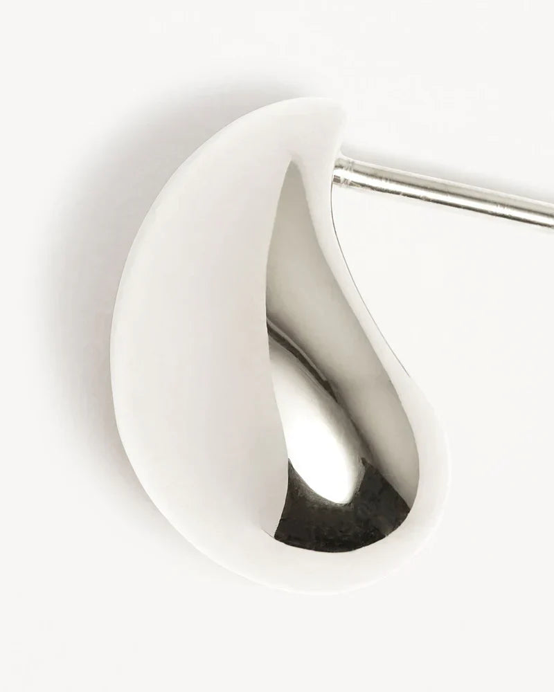 Aretes Colgantes Mato | Oro Blanco