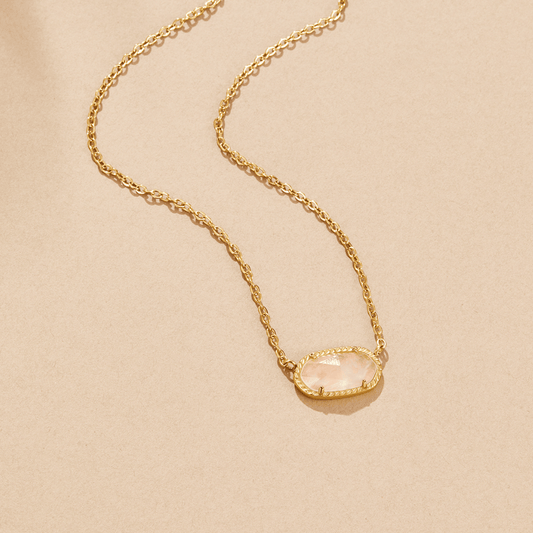 Collar con Colgante de Piedra