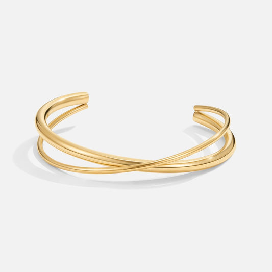 Pulsera Dorada Torcida