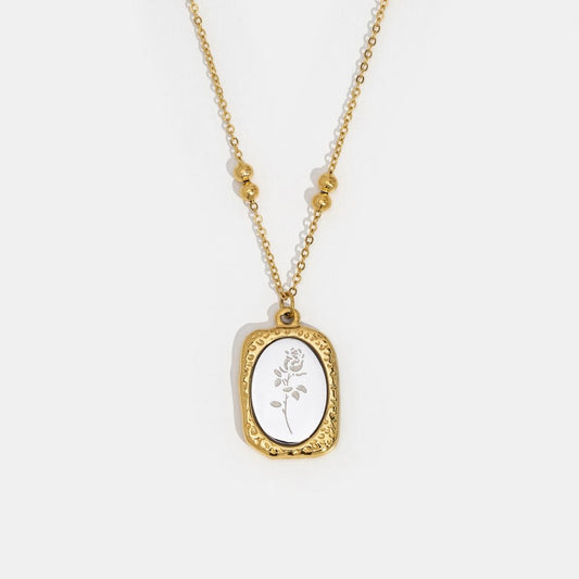 Collar de Rosa "Amor Frágil"