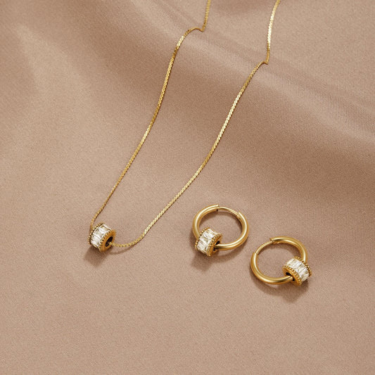 Conjunto Silva de Oro de 18K