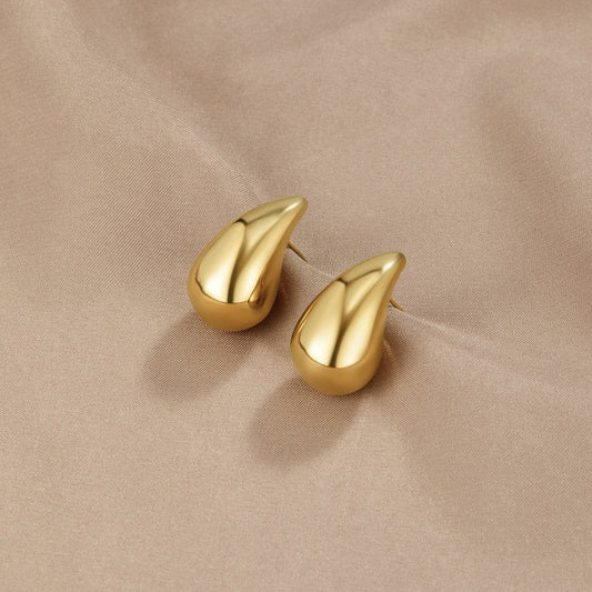Pendientes de Lágrima de Oro