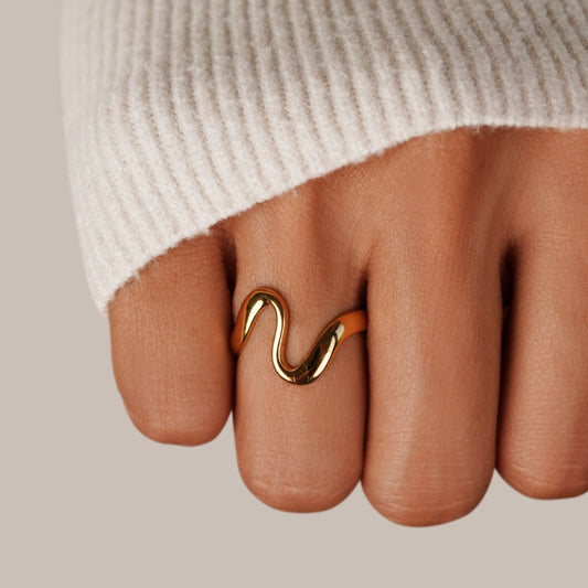 Anillo Dorado de Ola