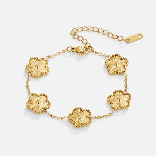 Pulsera de Trébol Dorada