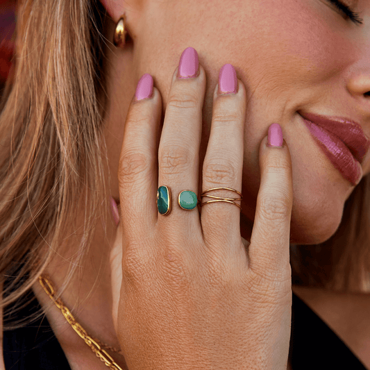 Anillo Envolvente de Sauce Verde