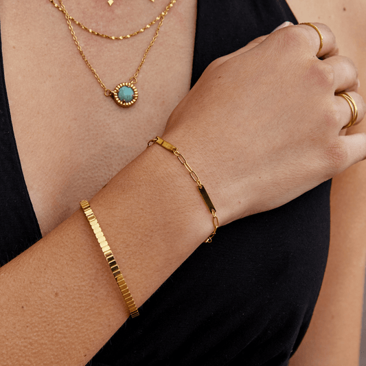 Pulsera de Cadena de Oro