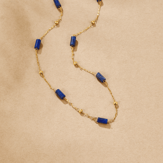 Collar de Cuentas de Lapislázuli
