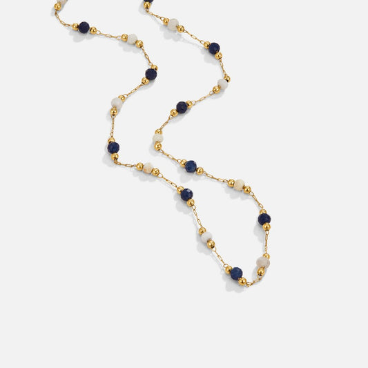 Collar de Piedra con Cuentas Medianoche