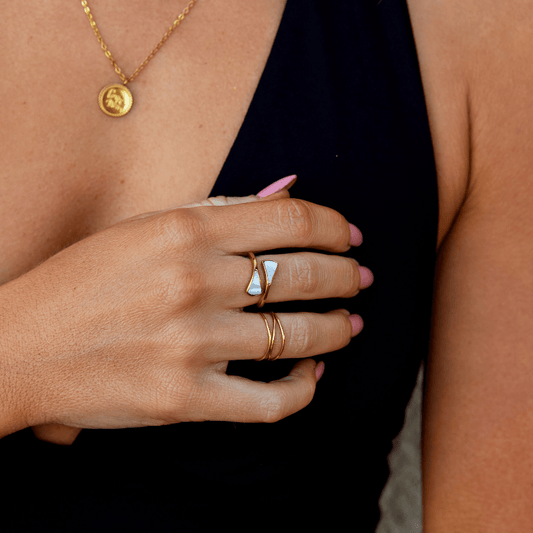 Anillo Soñador de Nácar