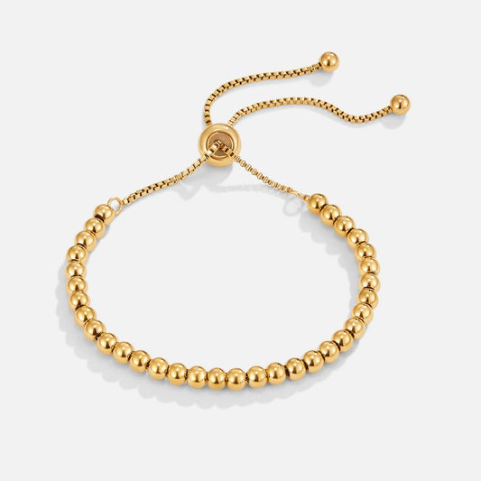 Pulsera Dorada con Cuentas