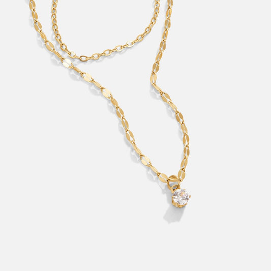 Collar de Cristales en Capas