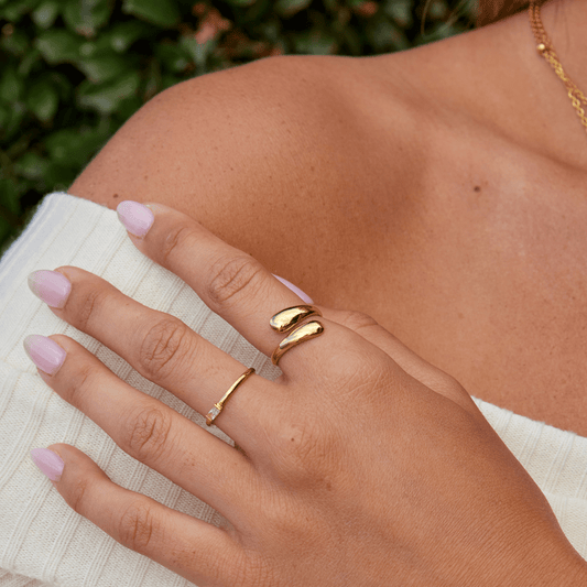 Anillo Envolvente de Oro