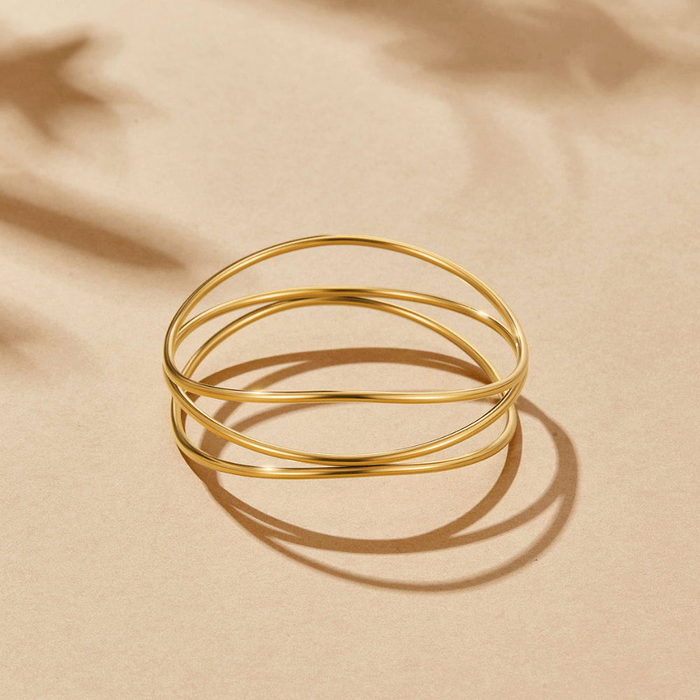 Brazalete en Capas de Oro