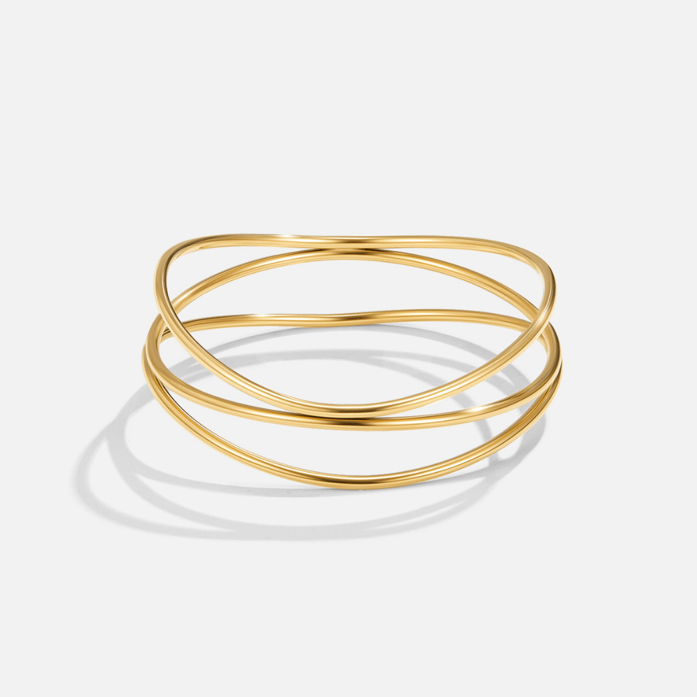 Brazalete en Capas de Oro