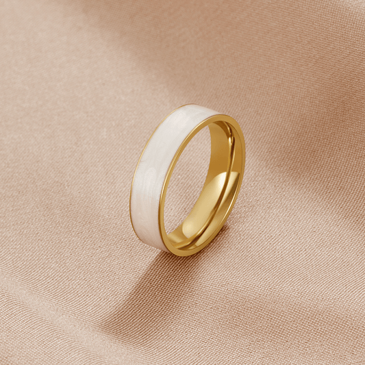 Anillo de Banda Blanca Sahara