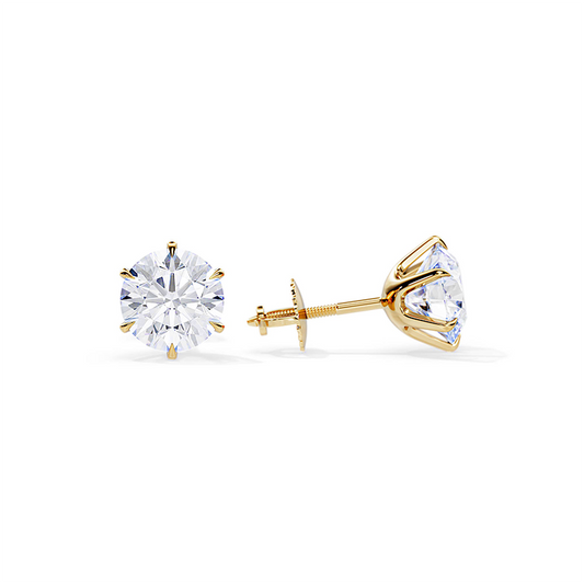 Aretes Tera | Oro Blanco