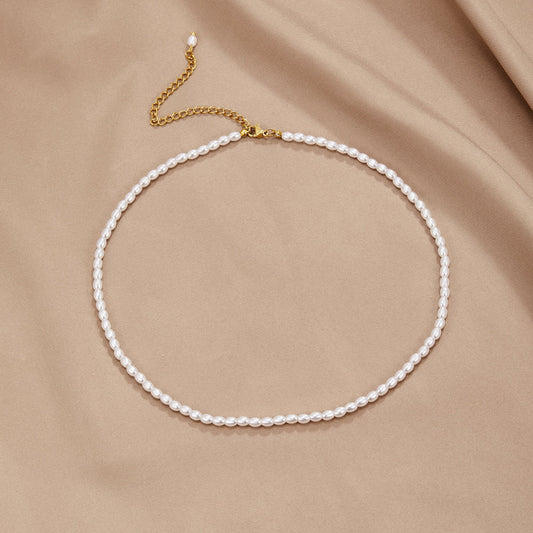Collar de Perlas Blancas