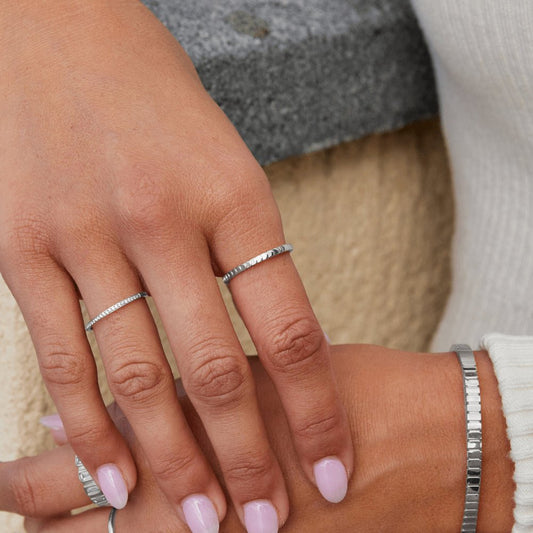 Anillo Plateado