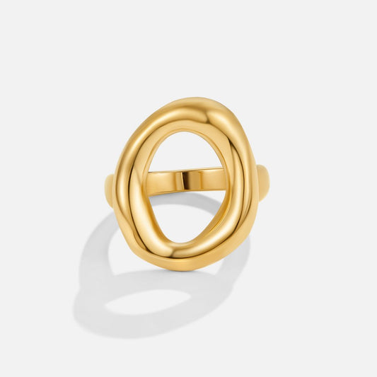Anillo Dorado Fundido