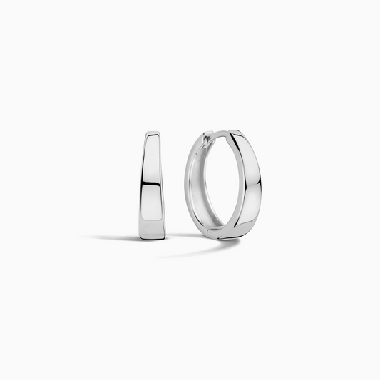 Aros Mia | Oro Blanco